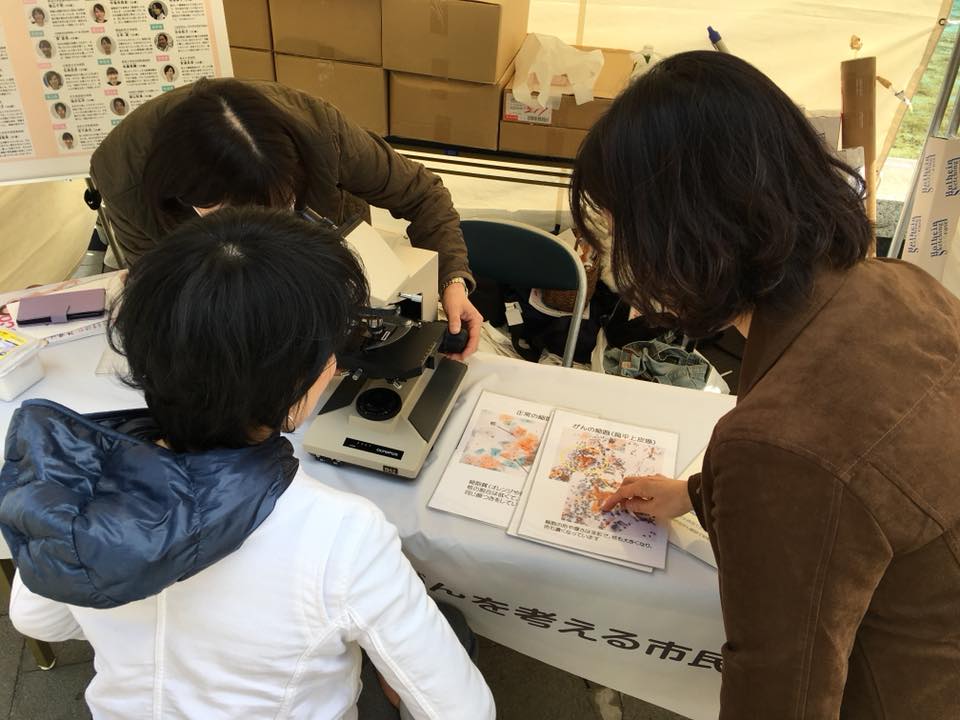 癌細胞を探すワークショップを開催中！