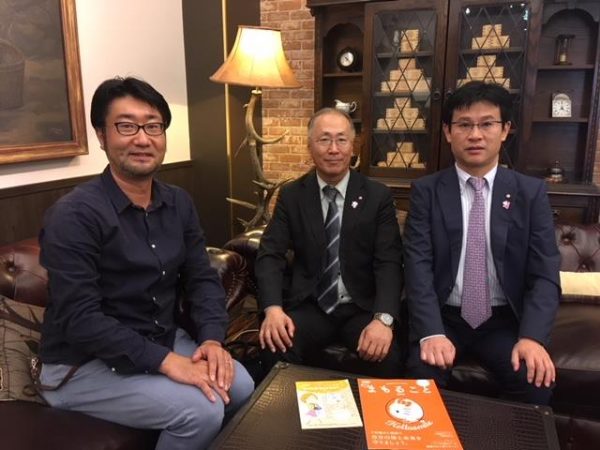 大丸松坂屋百貨店CSR御担当の前田紀様・伊藤友博様が弊会に訪問していただきました。