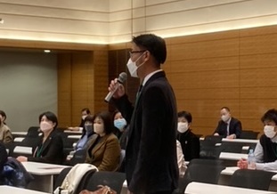乳がん・子宮頸がん検診促進超党派議員連盟で渡部がエールを送りました。